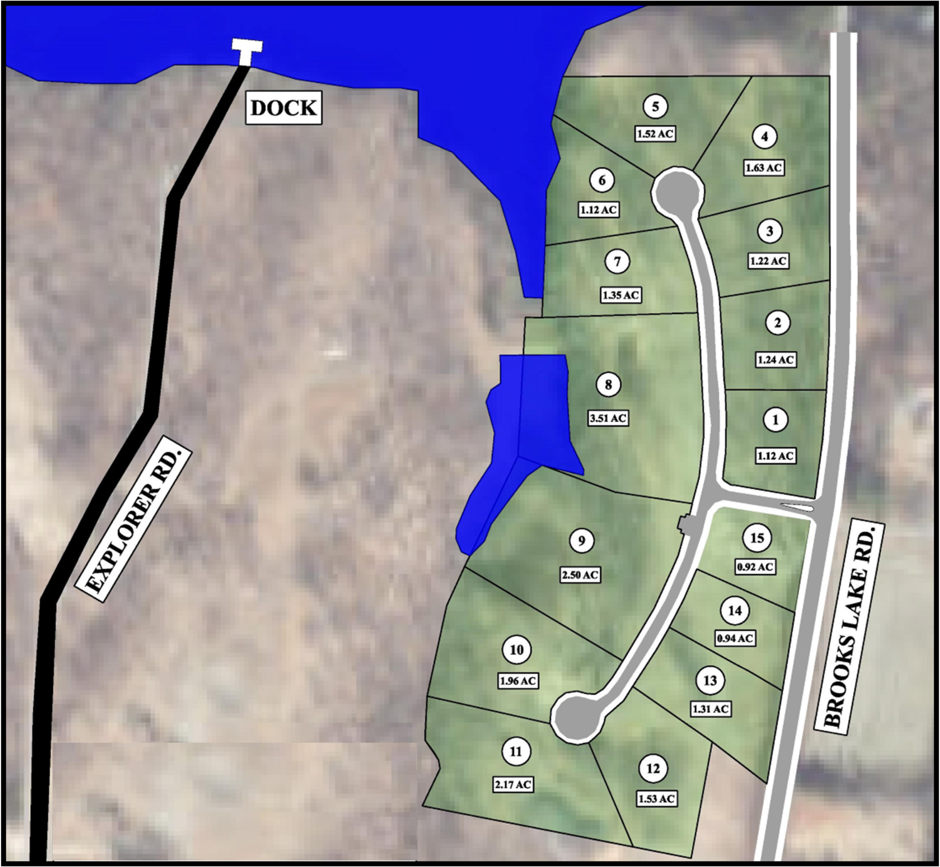 The Commons at Summit Lakes Lot Map