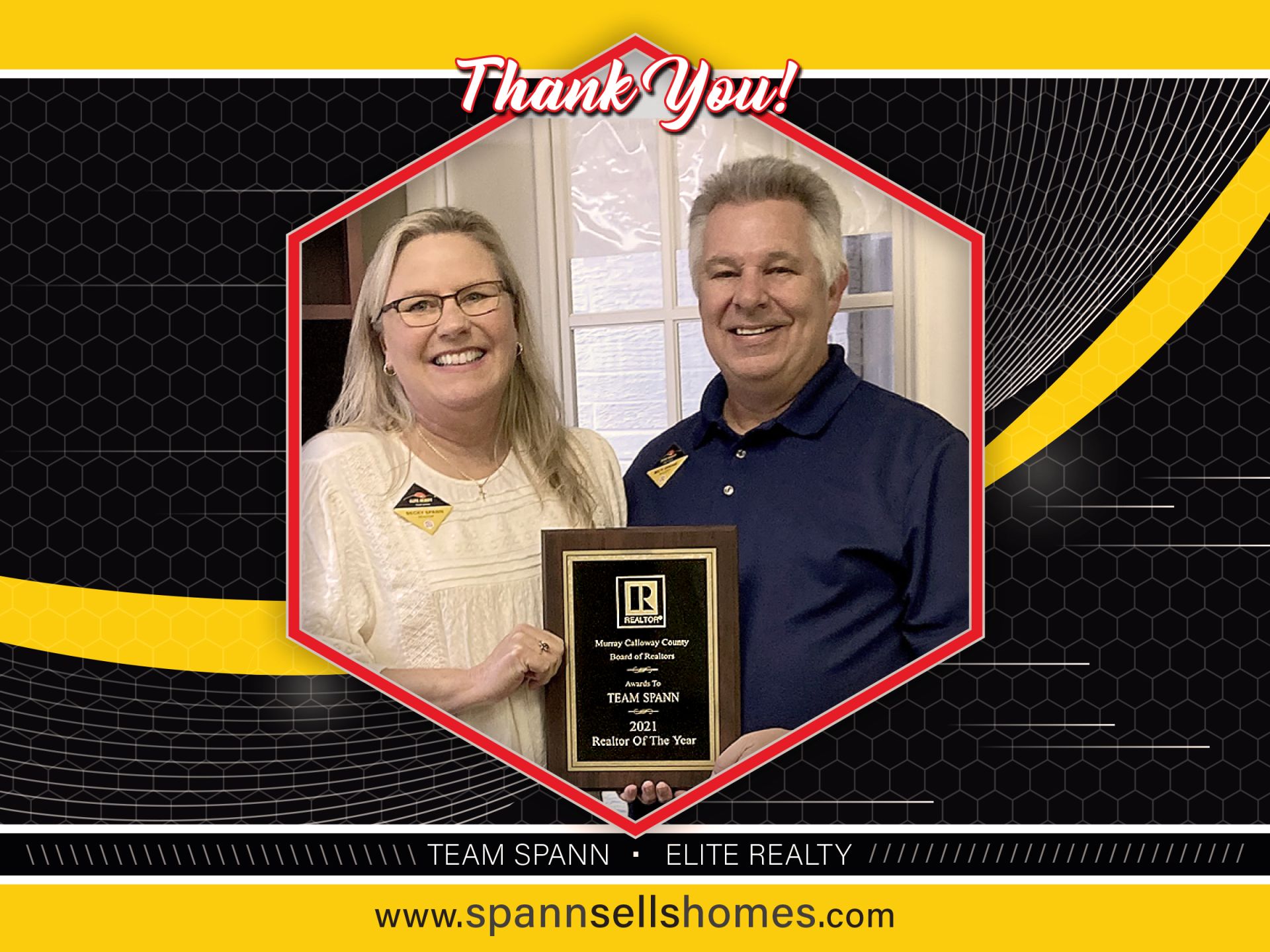 Realtor of the Year 2021 Team Spann - Elite Realty