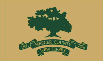 Historic and residential streetscape in Mercer County, New Jersey