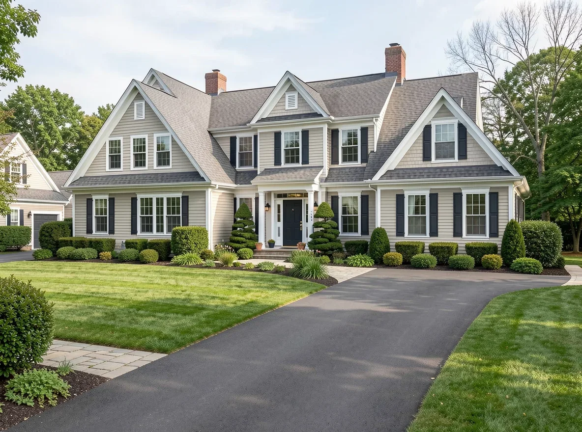 Suburban home exterior in Pembroke