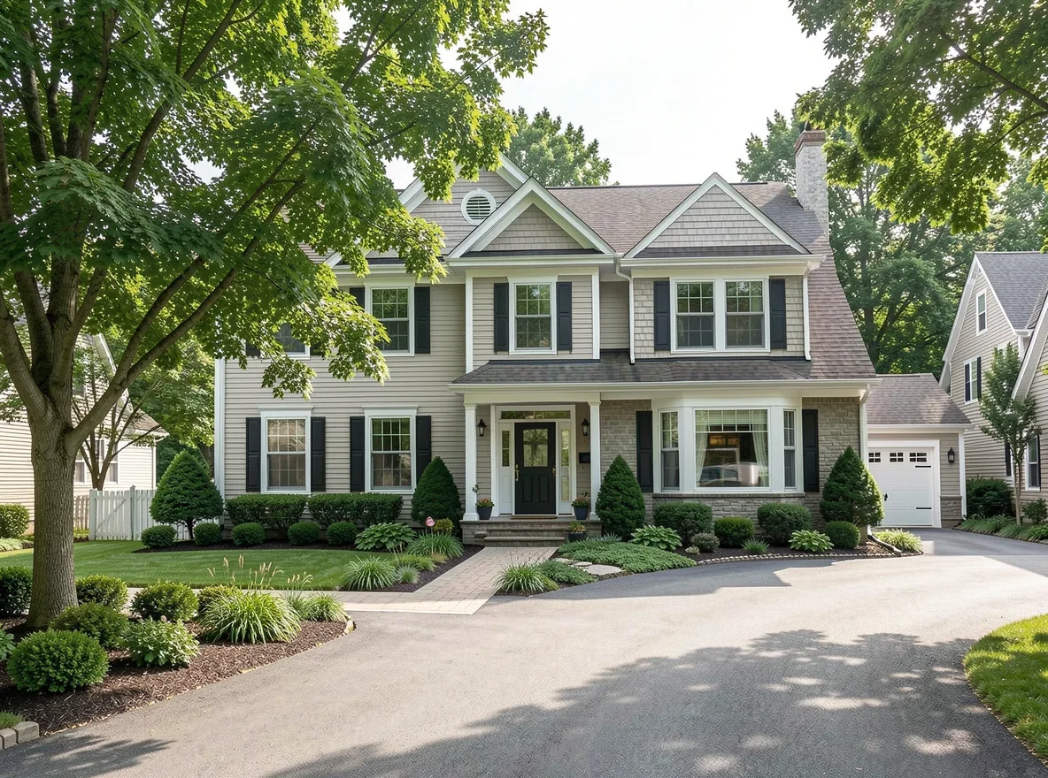 First-home exterior in Lincoln Rhode Island