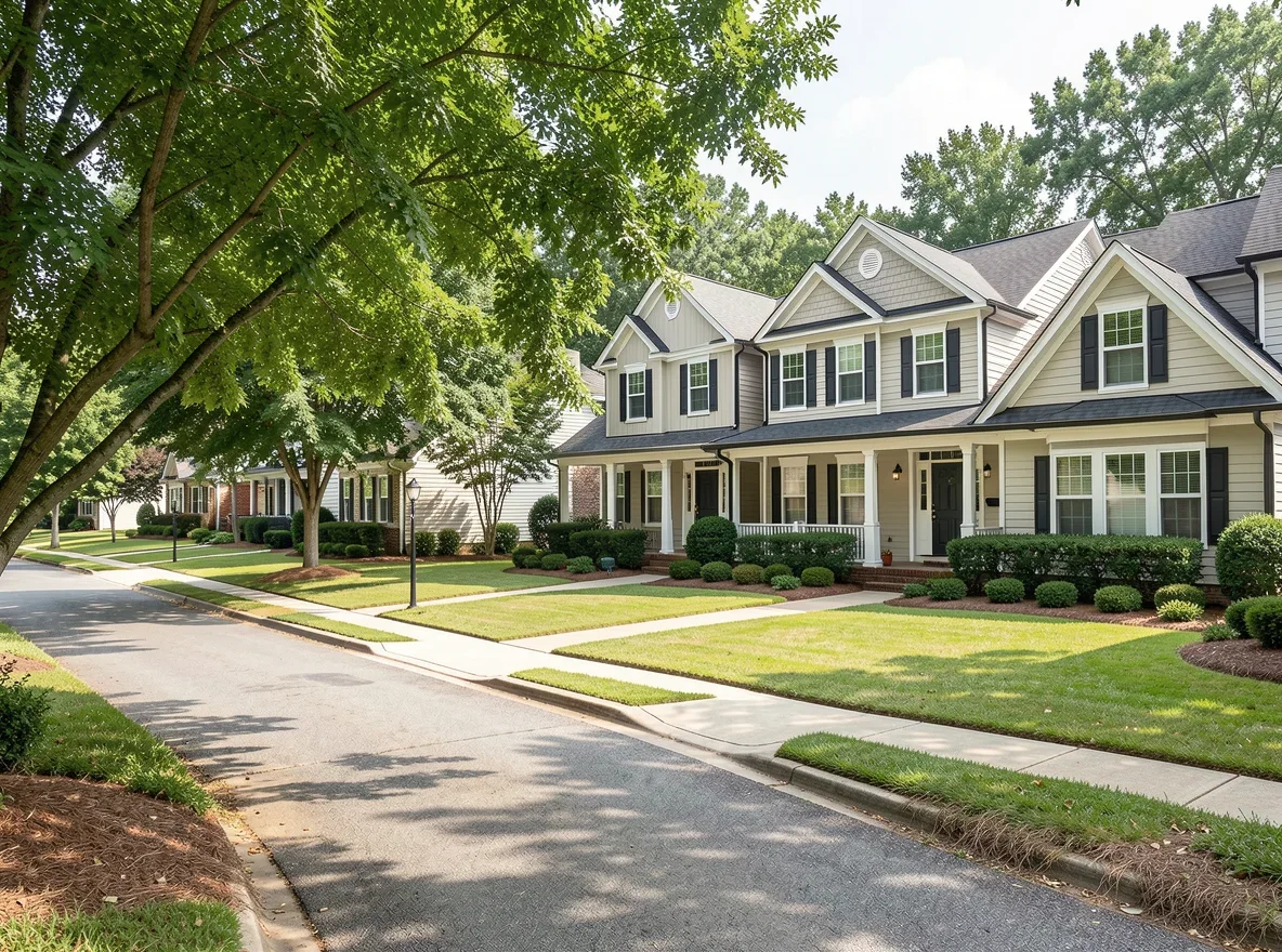 Neighborhood streets in Arlington, Tennessee