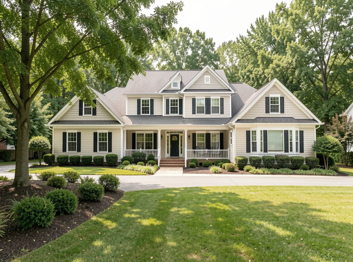 Neighborhood and homes in Fayette County, Tennessee