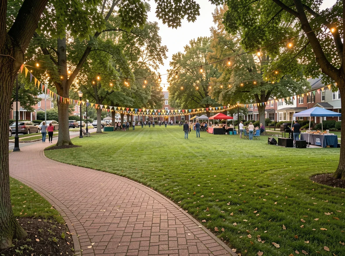 Neighborhood park in Northeast Philadelphia
