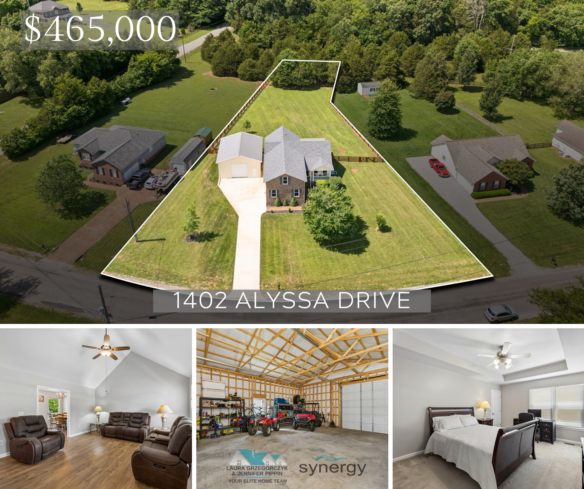 1402 Alyssa Drive Chapel Hill TN - Your Elite Home Team 1402 Alyssa Drive Chapel Hill TN home for sale - 4 bedroom home in Marshall County listed by Your Elite Home Team