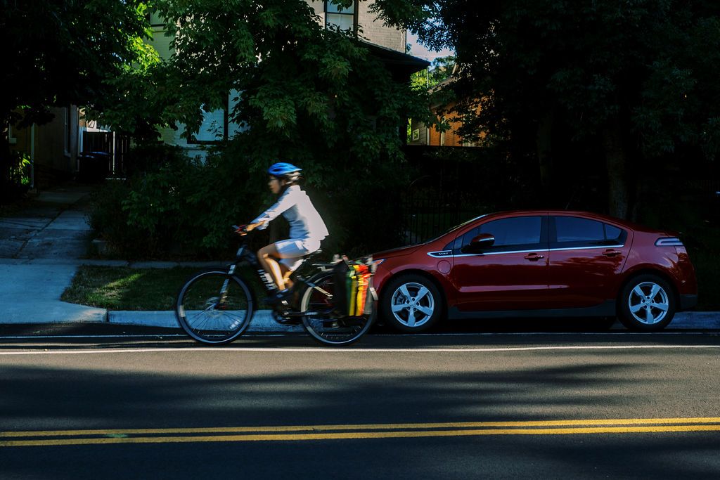 best neighborhoods in salt lake city a person on a bicycle rides down the street