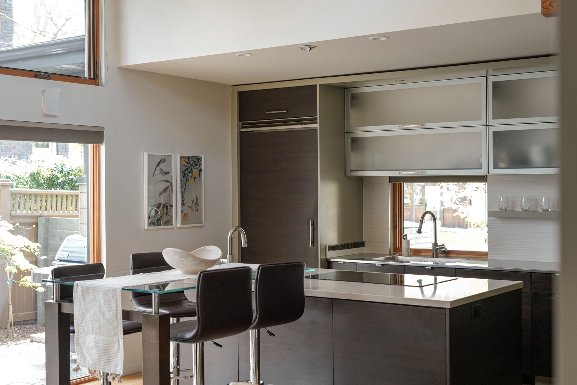 a bright modern kitchen