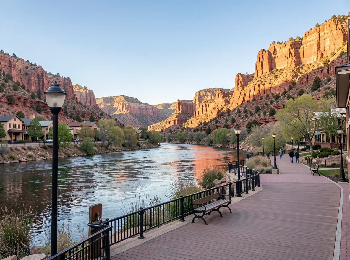 Arkansas River scenery near Canon City