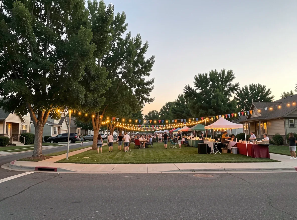 Neighborhood scene in Pueblo