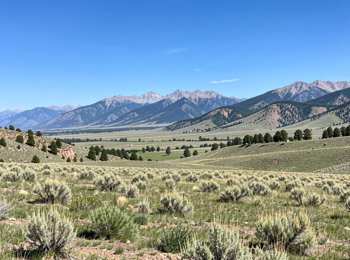 Mountain scenery near Colorado Springs