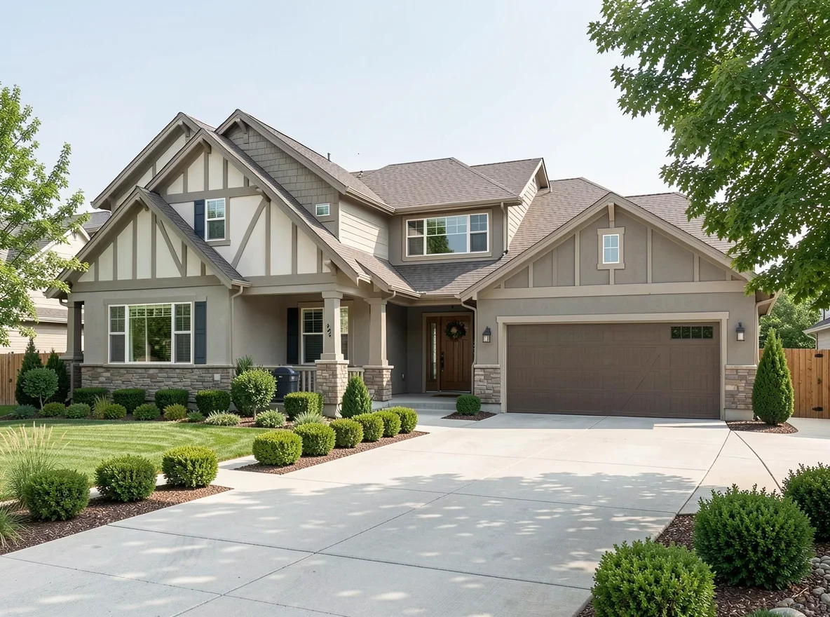 Home exteriors in Fountain
