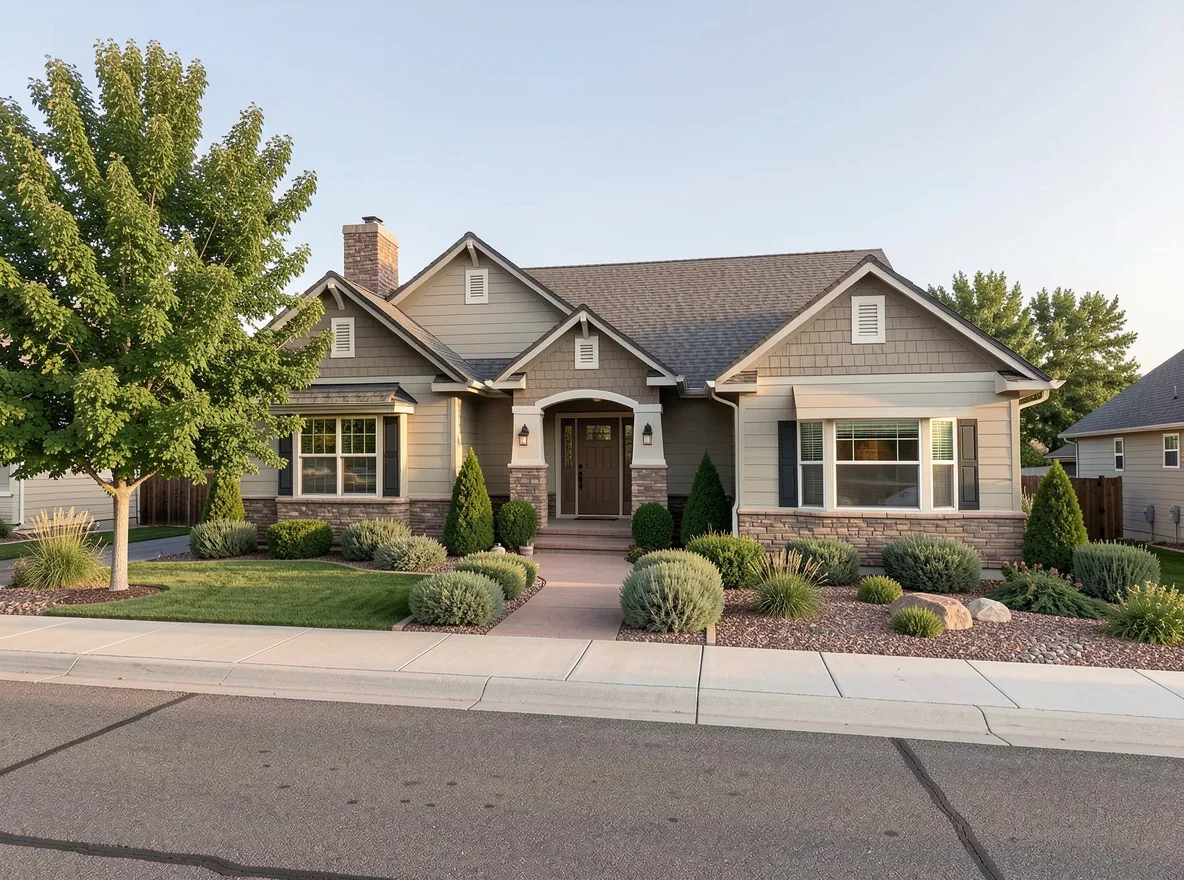 Residential home exterior in Pueblo
