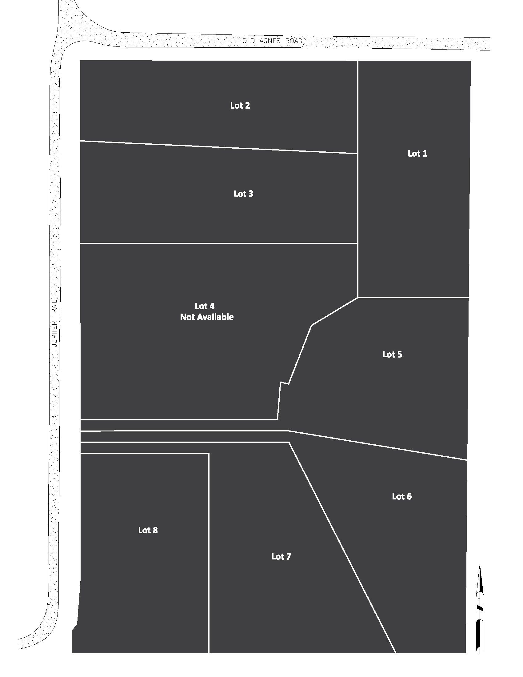 Callisto Fields Subdivision Map
