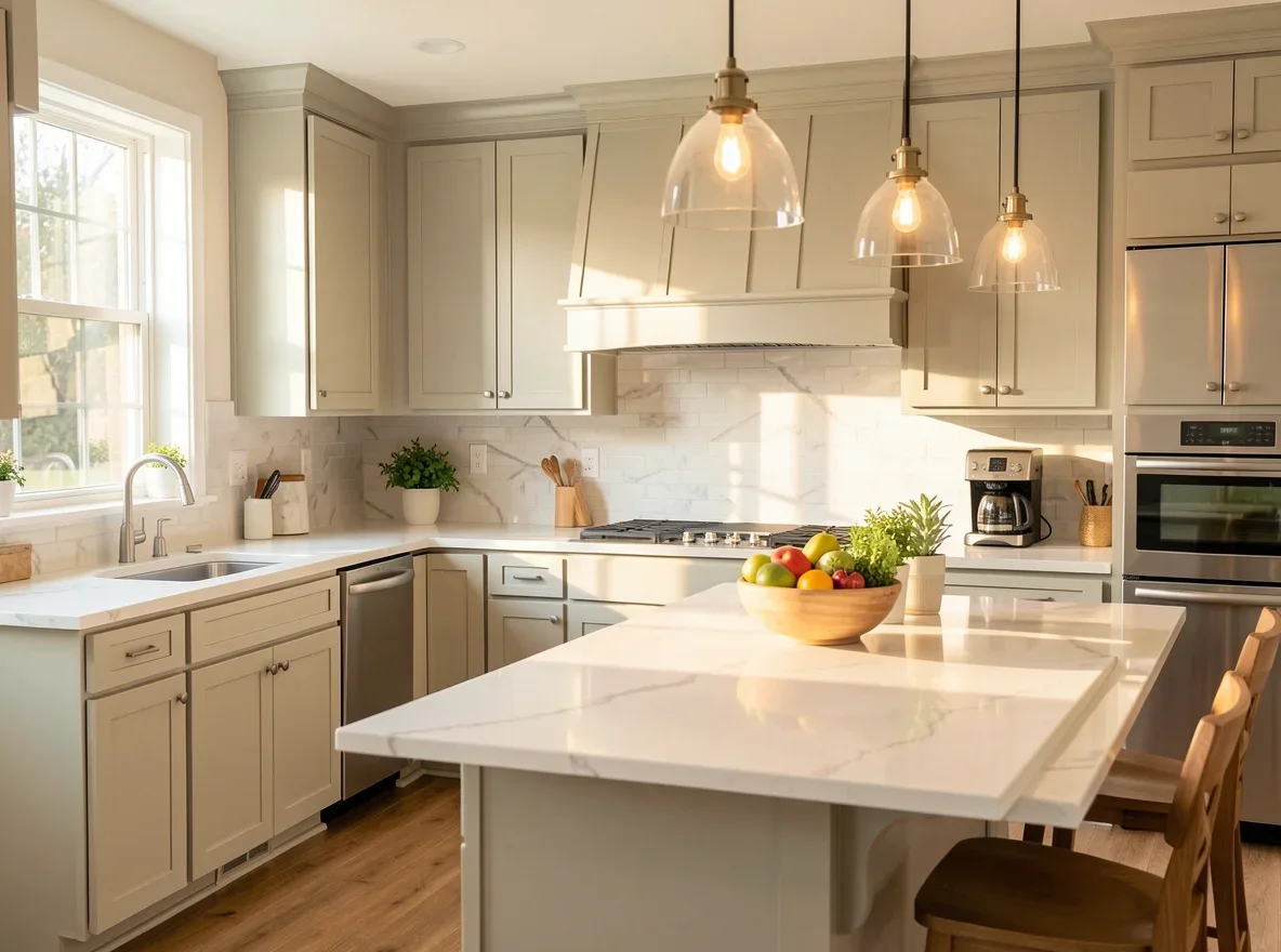 Bright updated kitchen in a Brenham home