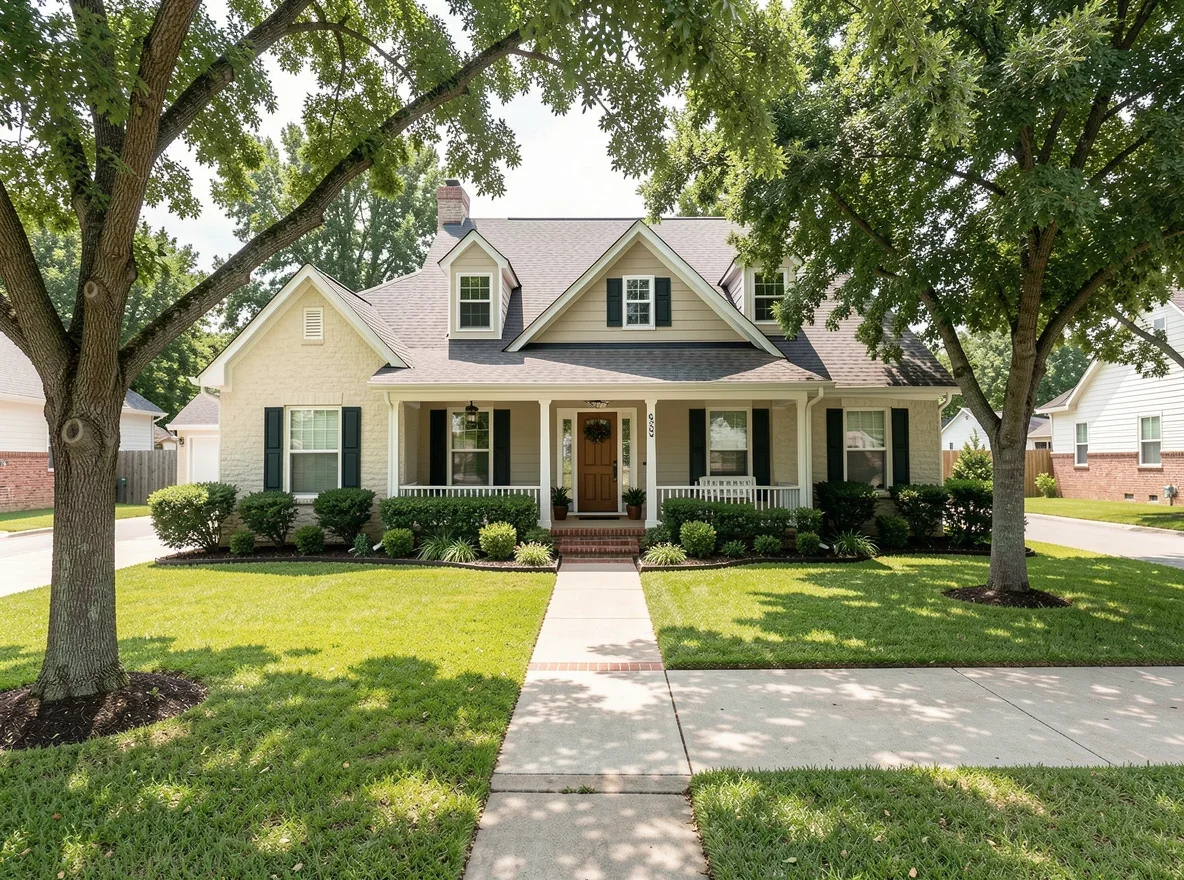 Traditional home exterior in Giddings, Texas