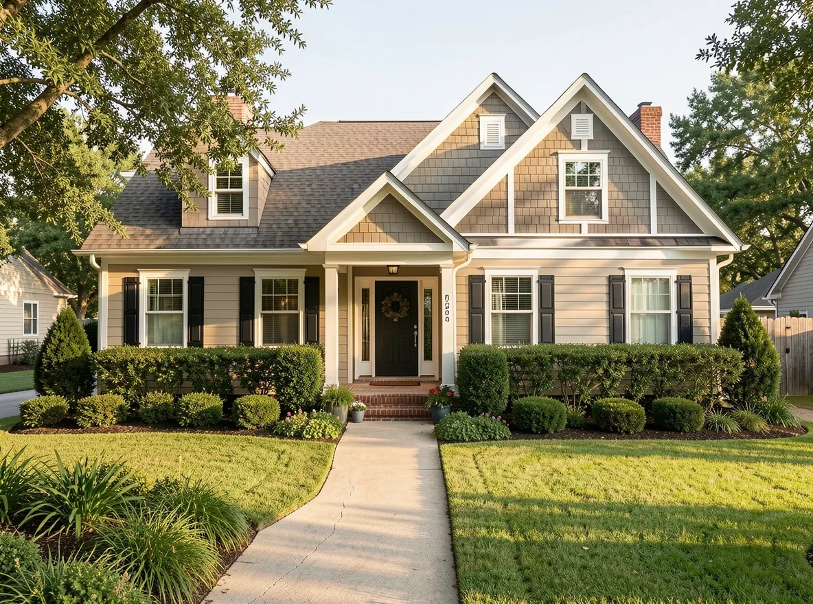 Updated home exterior in Brenham