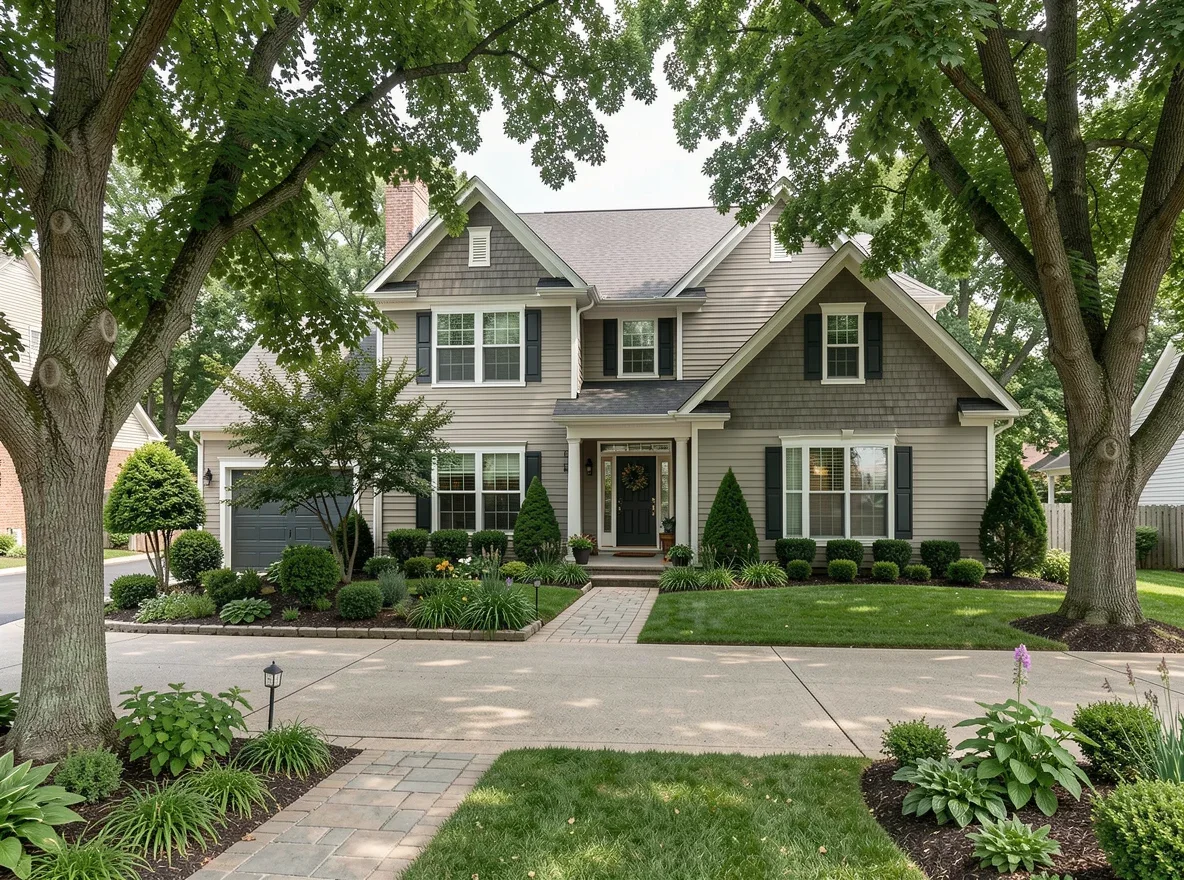 Residential home exterior in Peoria Heights