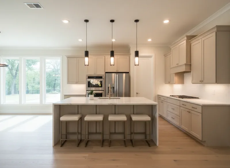 Renovated kitchen interior in a Jacksonville home