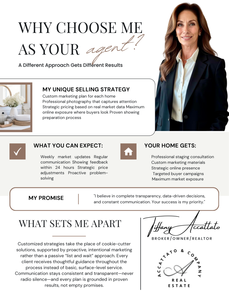 Tiffany Accattato, Your Tampa Bay Trusted Listing Agent