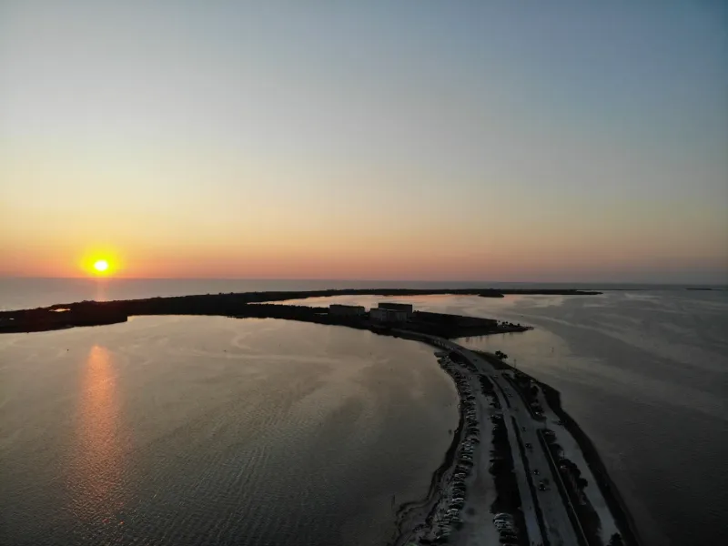 Sunset Dunedin causeway Dunedin Florida