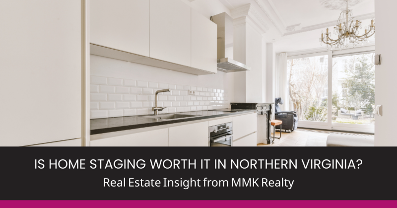 Professionally staged bedroom designed to attract homebuyers in Fairfax VA