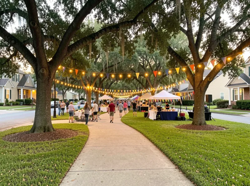 Neighborhood park in Houston Inner Loop