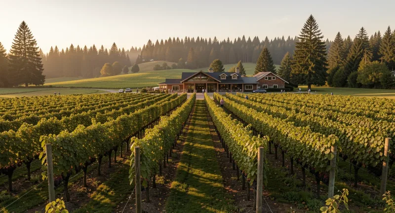 Woodinville wine country landscape