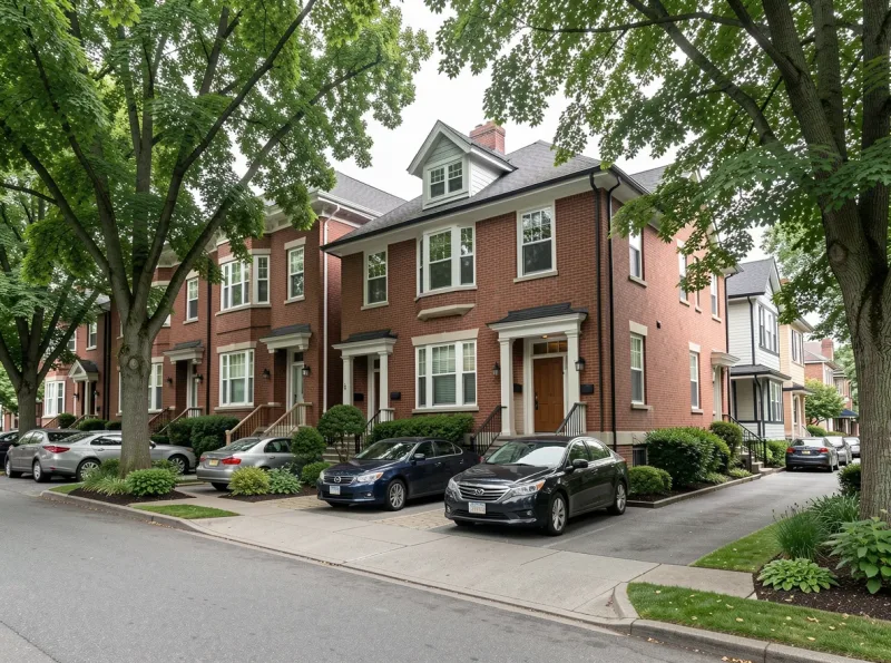 Walkable residential street in Capitol Hill Seattle