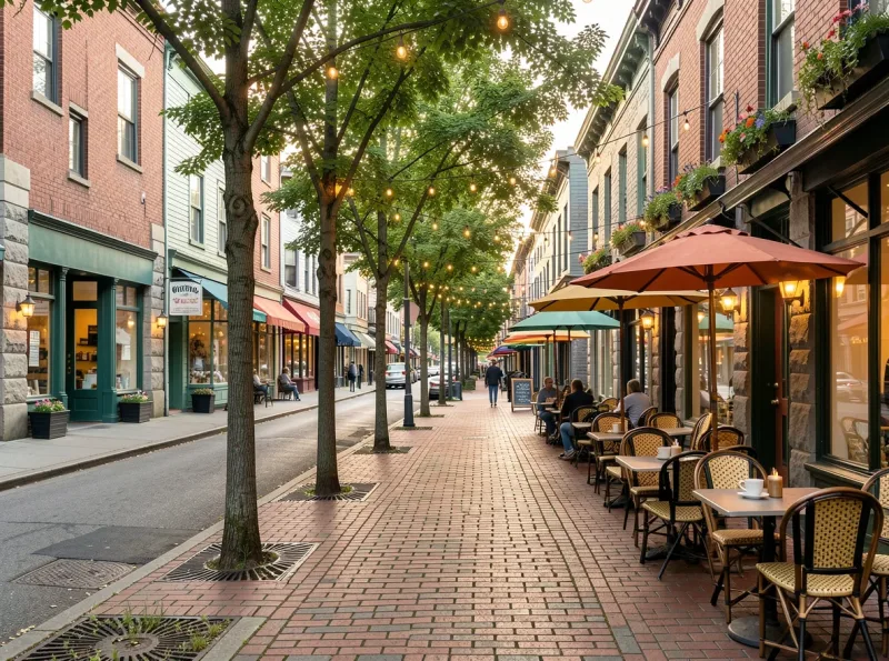 Fremont neighborhood streetscape with local storefronts and mixed residential character