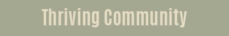 Thriving Community