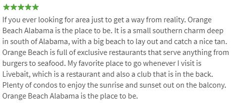 Orange Beach Review