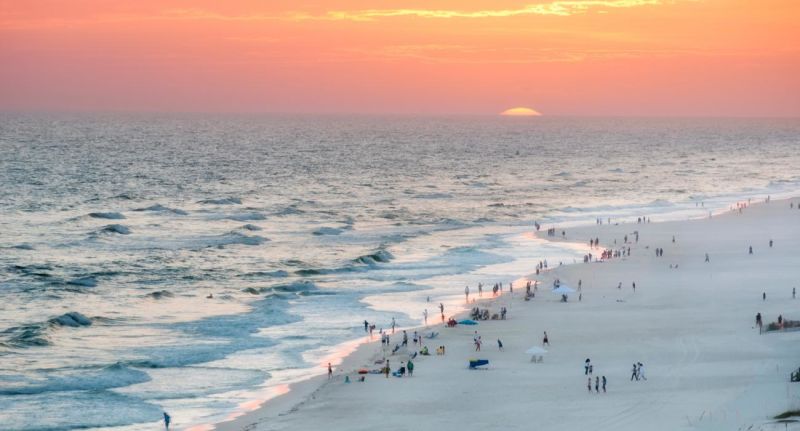 Orange Beach Sunset