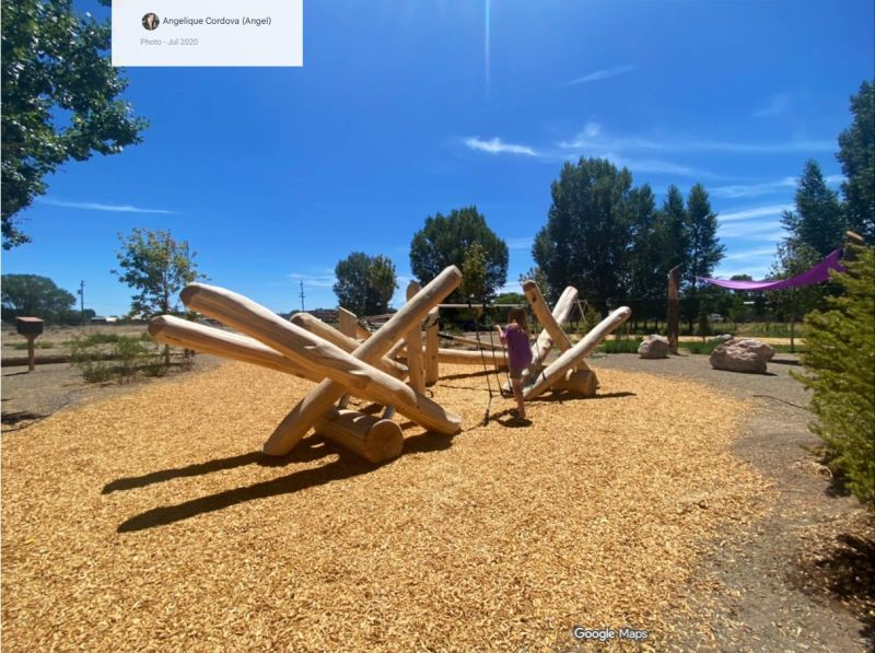 Playground area of the Rio Grande Farm Park