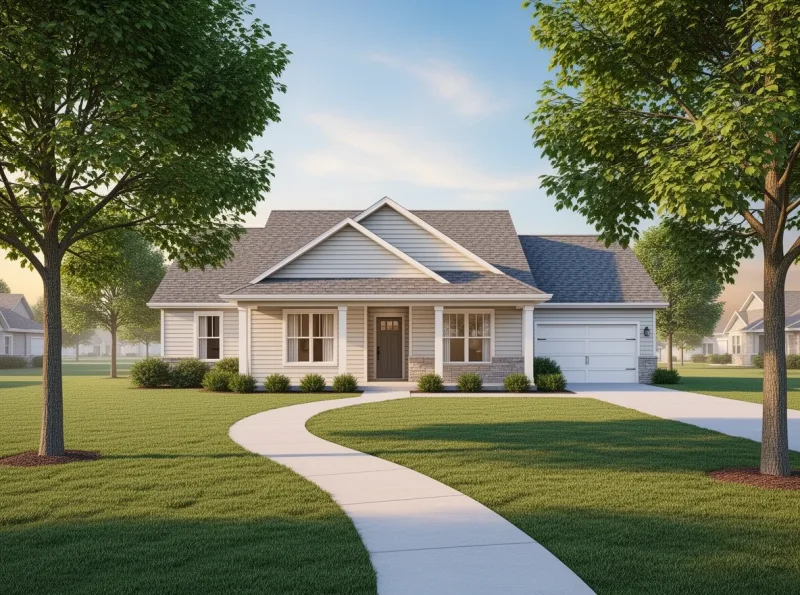 Home with spacious yard in Burlingame, Kansas