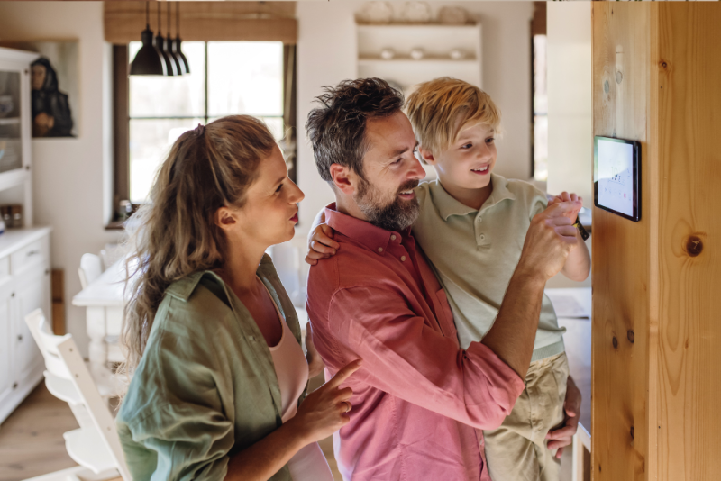 family with AI-Powered Living