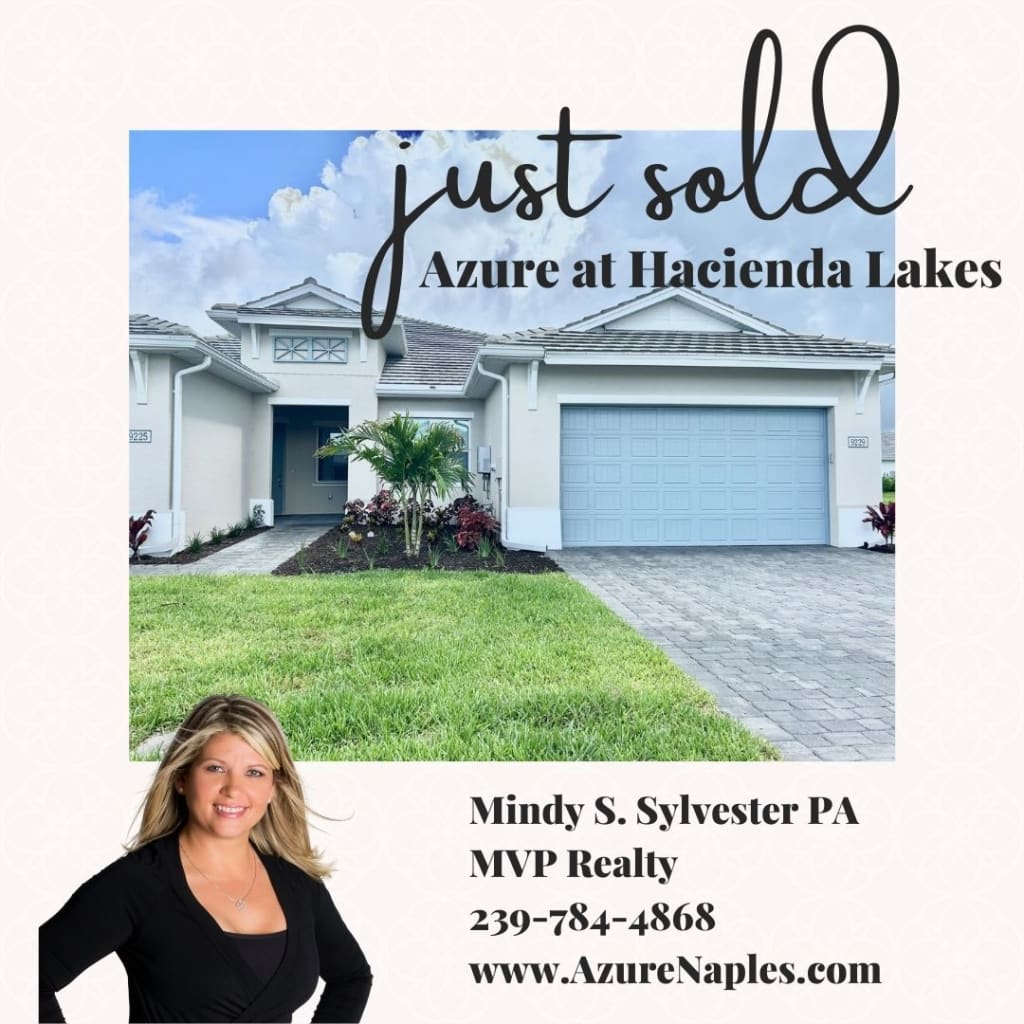 Azure at Hacienda Lakes Naples, Florida homes for sale Mindy Is Your