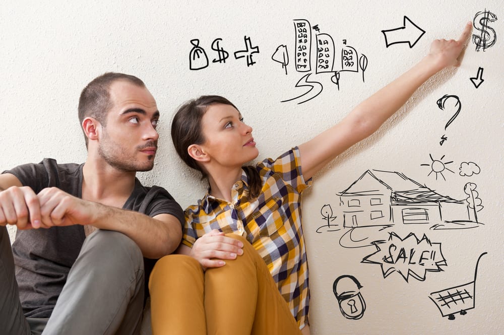 A couple planning their home purchase