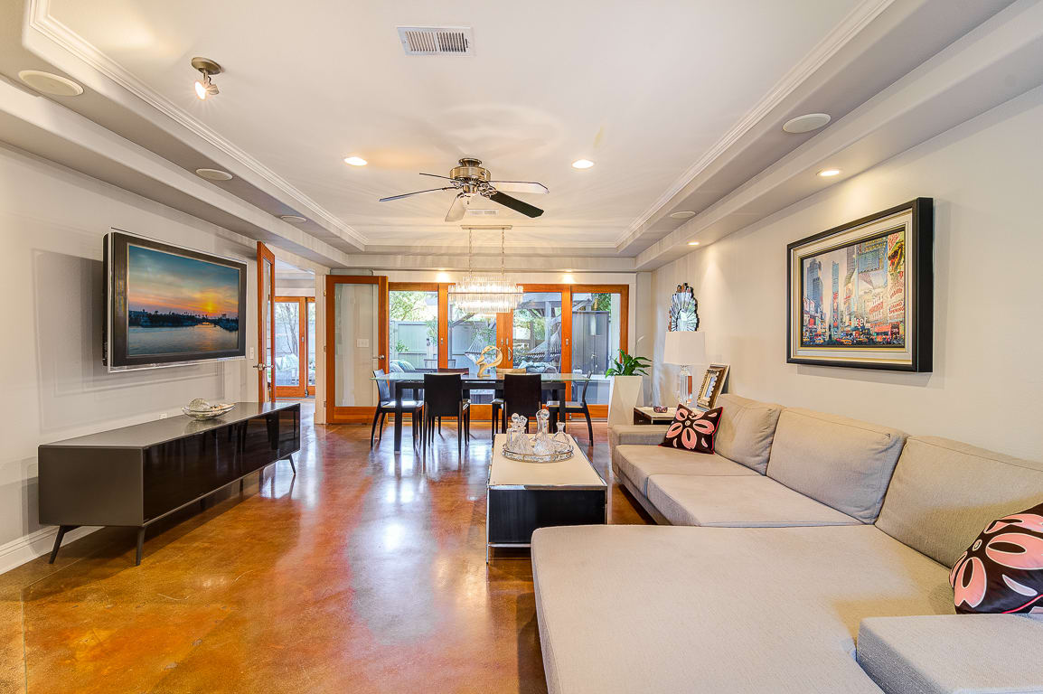 Plan E - Living & Dining Rooms