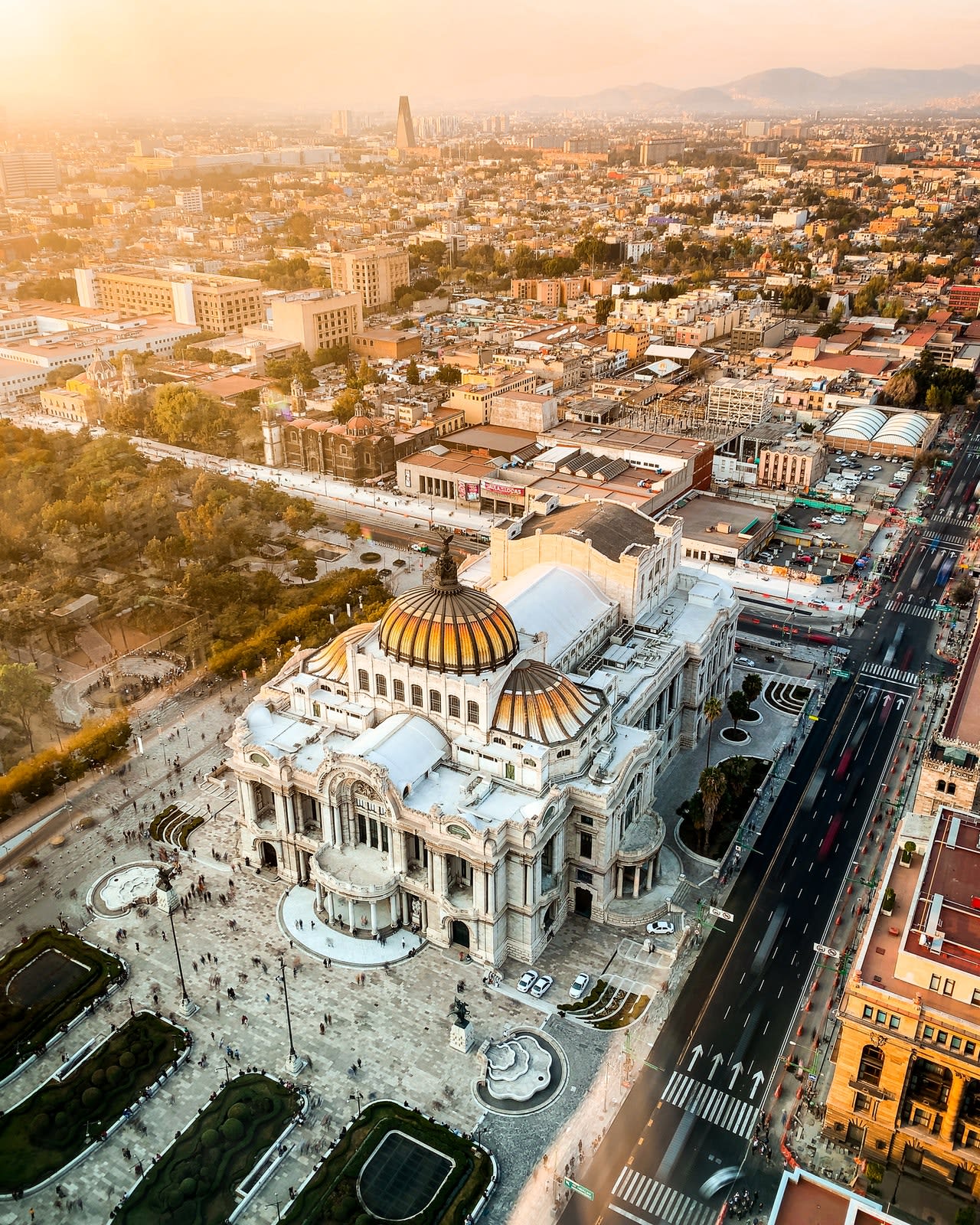 mexico city from above