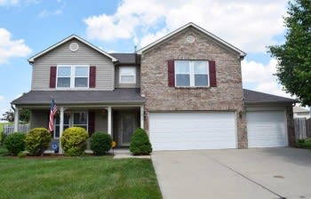 Abundantly spacious 3BR/2.5BA + loft home w/ 3 car garage in McCordsville, IN inception-app-prod/MmY5M2U1OGEtMGFhMS00OGJkLWEyMDAtZmRlYWNkNmM2YmQx/content/2018/08/01-Exterior-Front-Benjamin-Pl-350x224.jpg