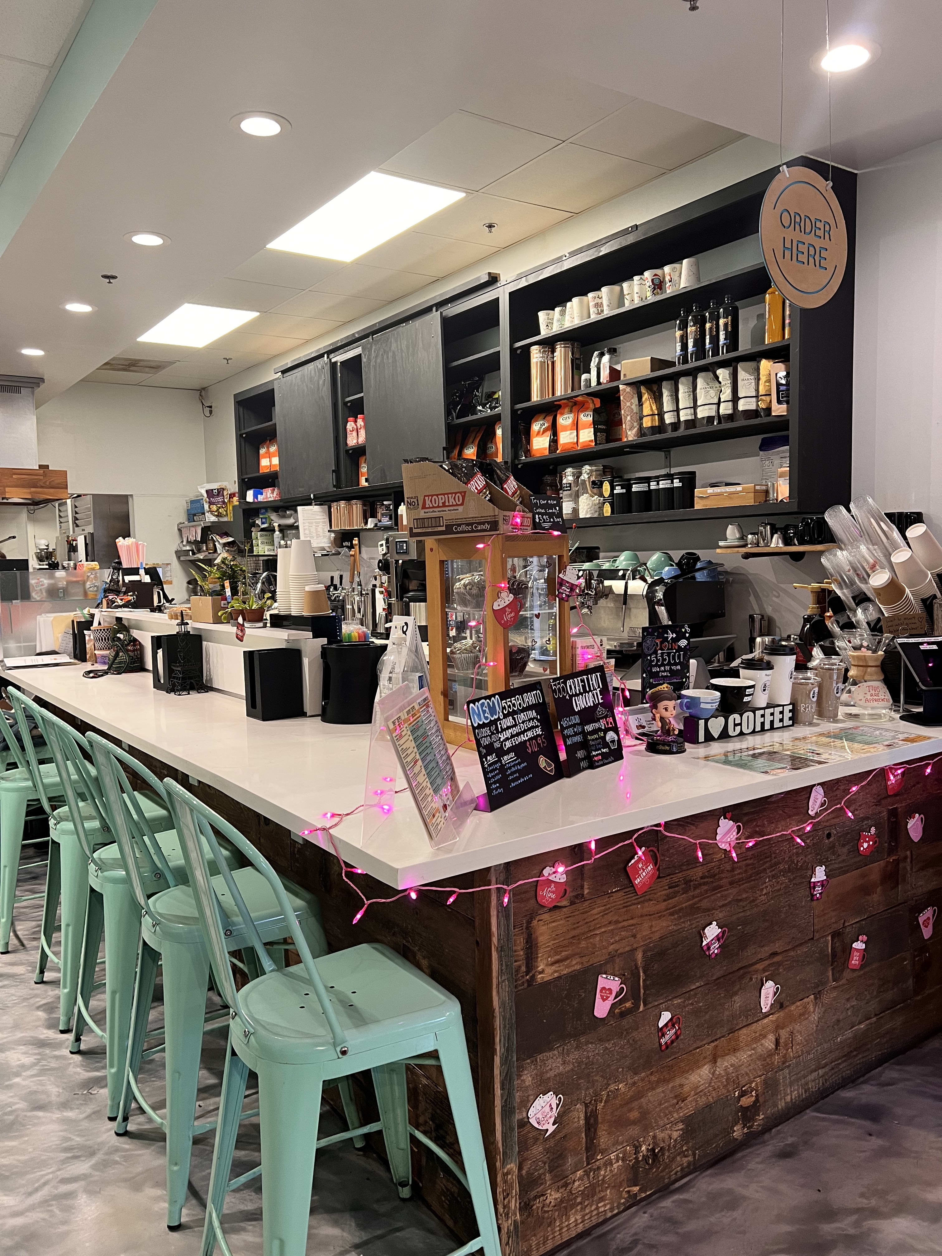 Cash register / bar seatings