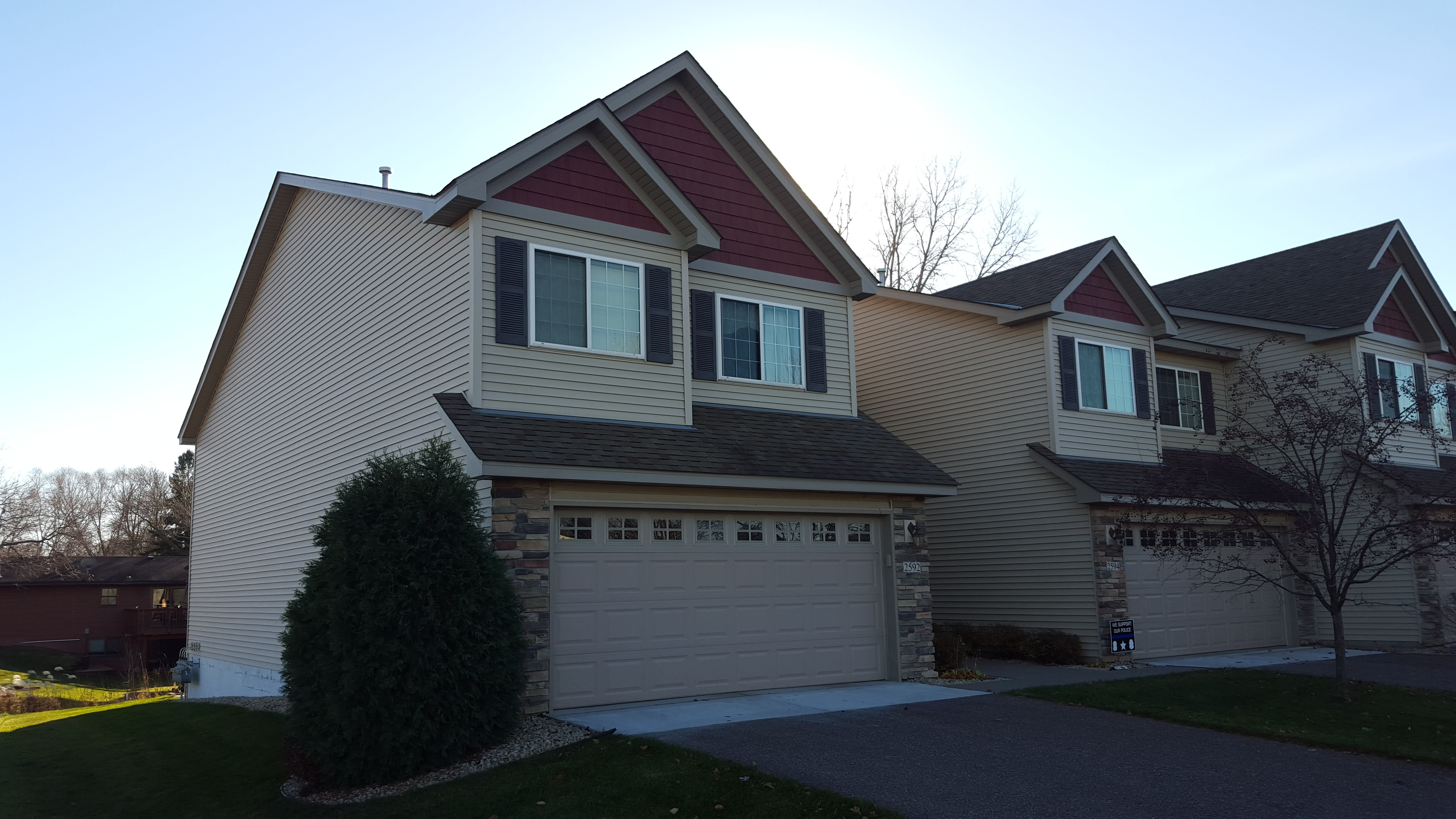 New construction townhome in Mounds View