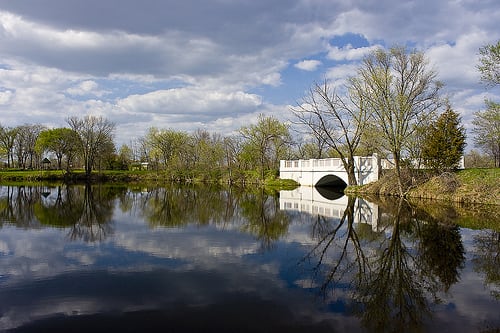 Champlin Homes For Sale Mill pond bridge in Champlin