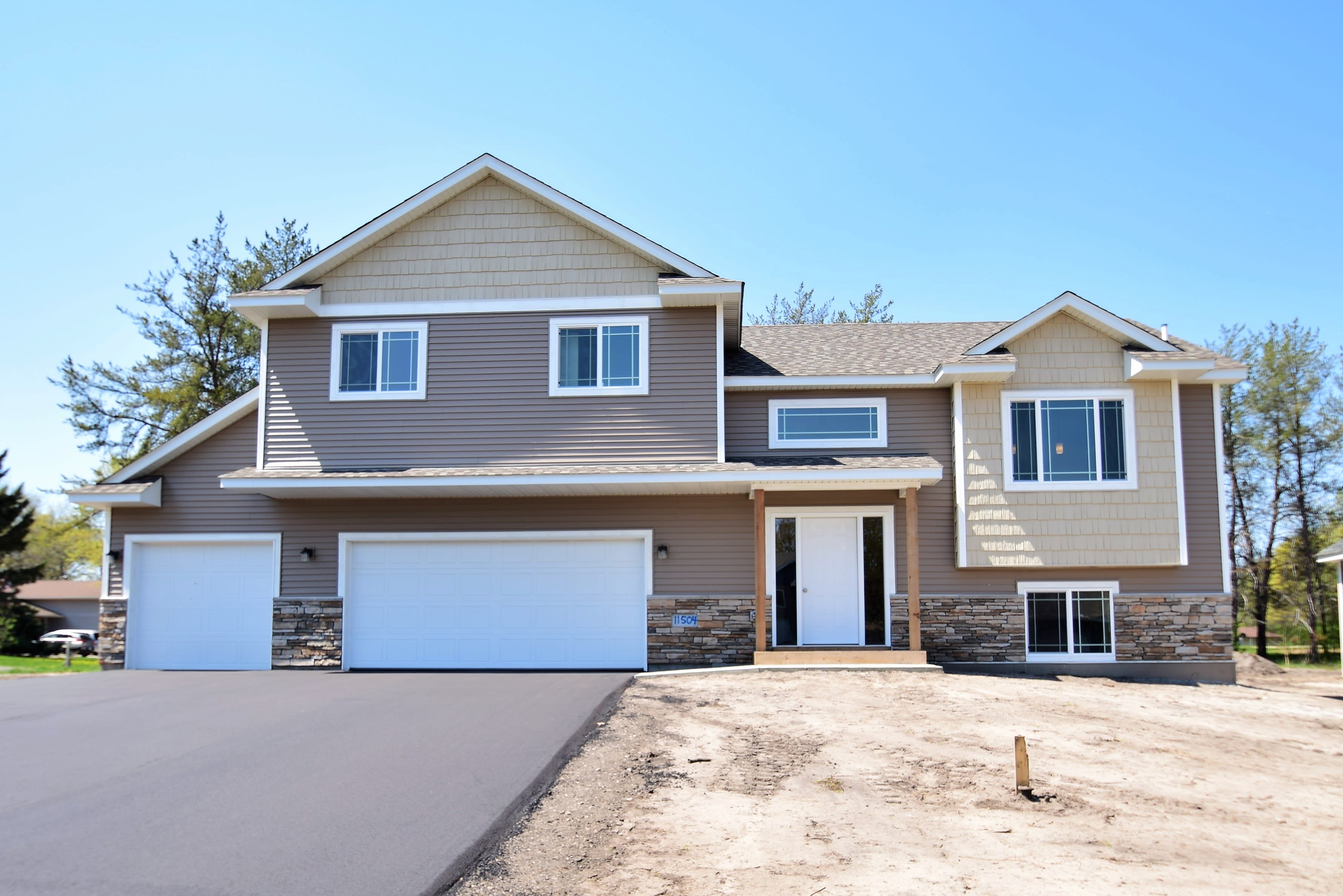 Newly built home in Blaine