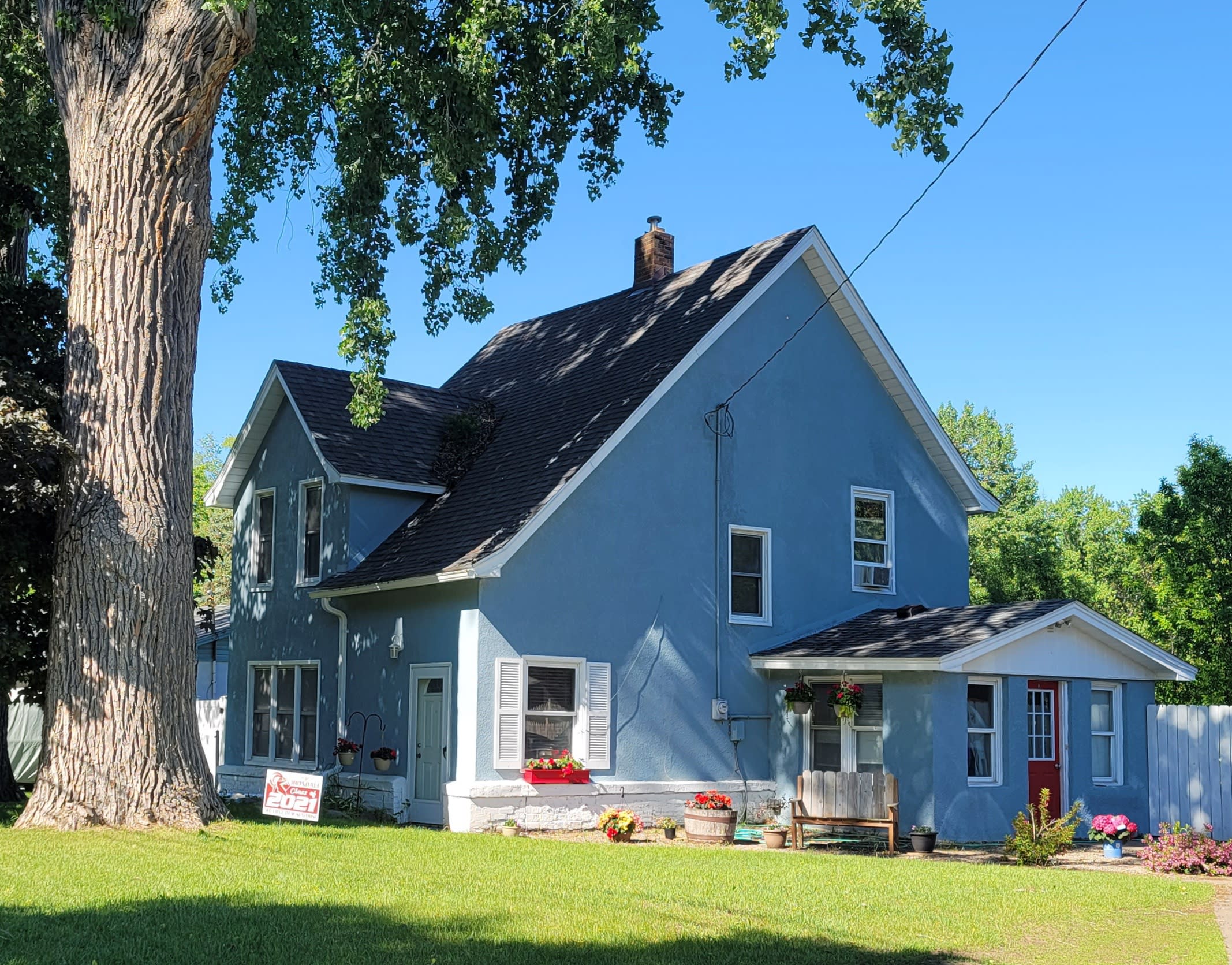Original farm house in Mounds View