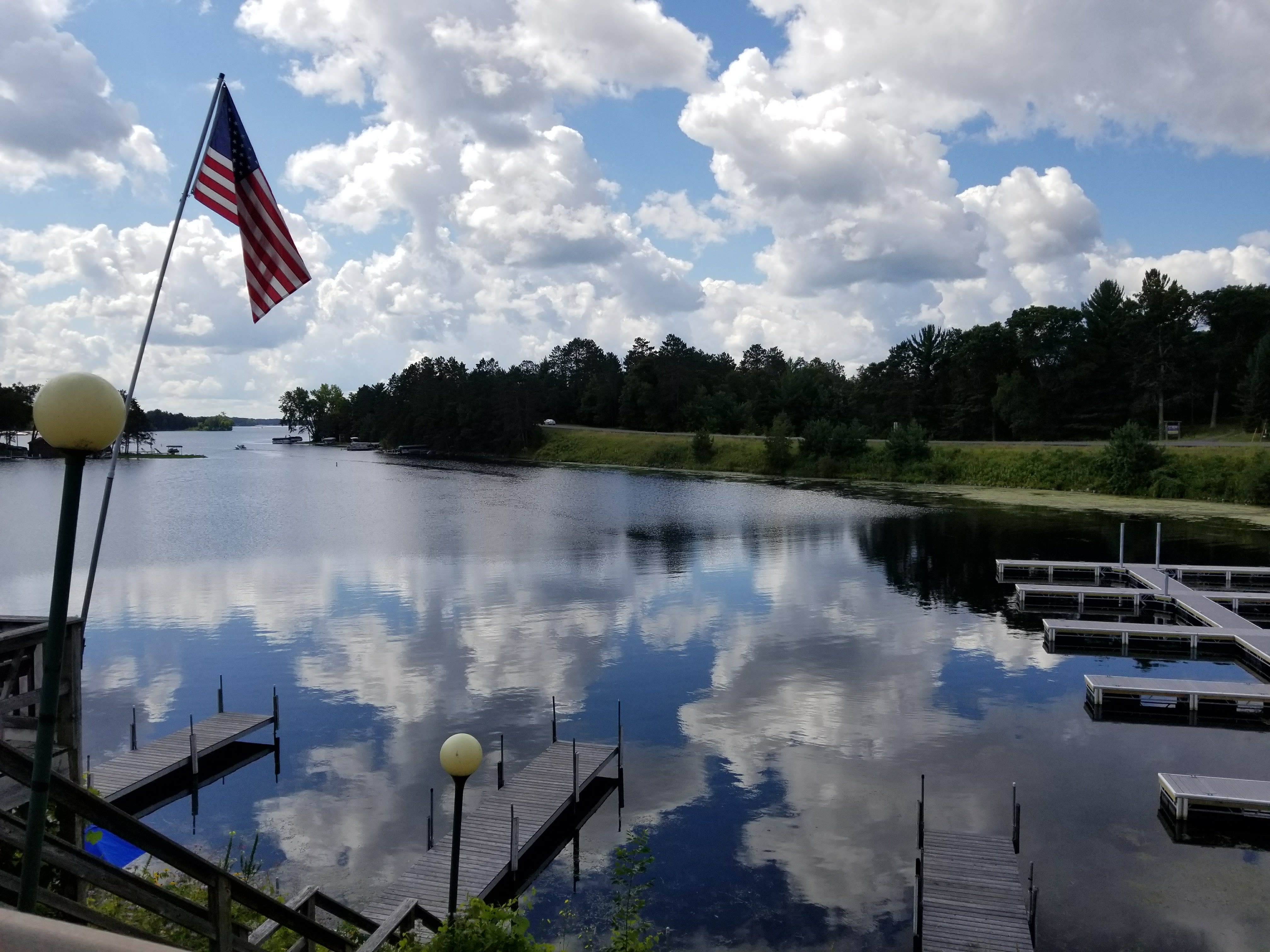 North point of Cross Lake
