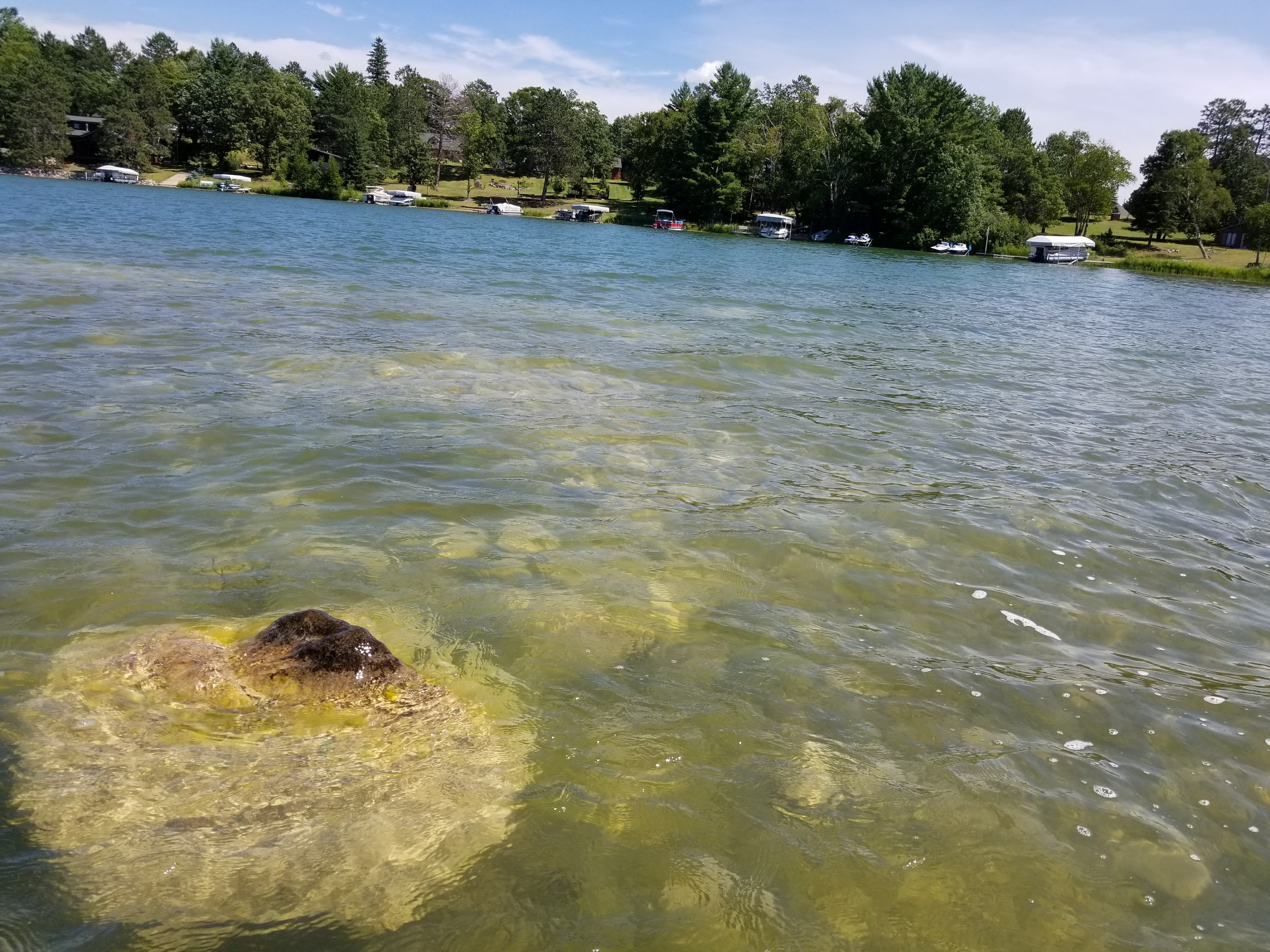 The rock on Roosevelt Lake