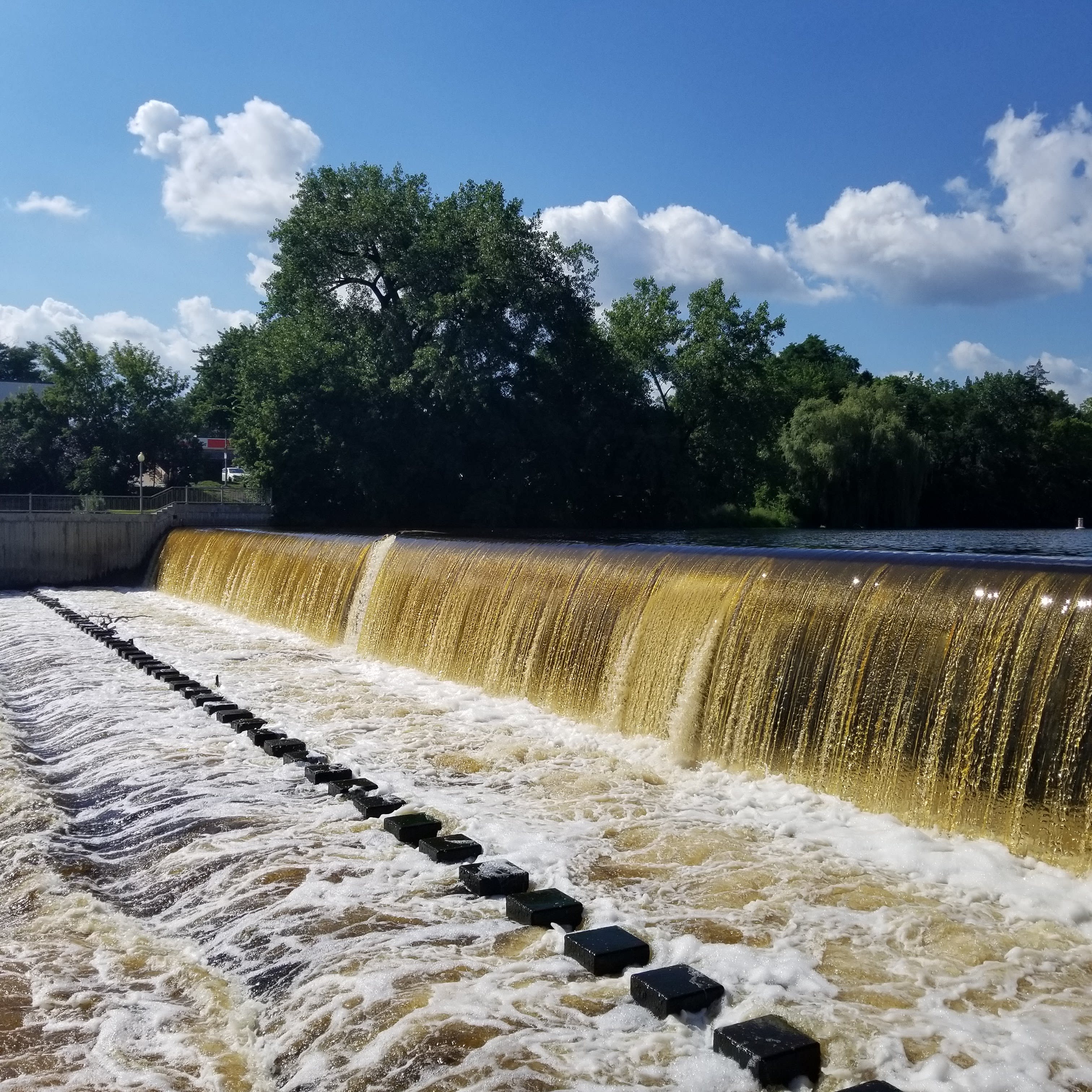 Anoka Homes For Sale Rum River dam in Anoka