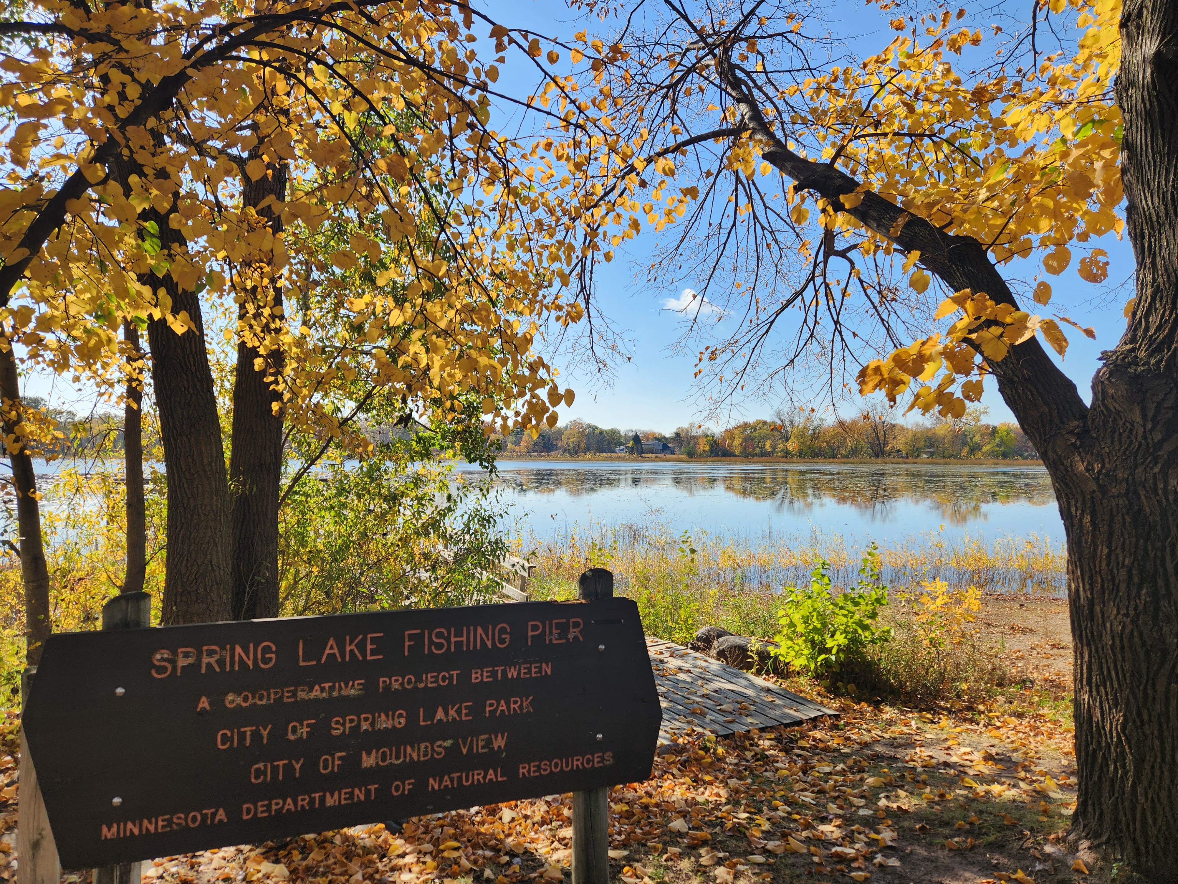 Spring Lake fishing pier Spring Lake Park