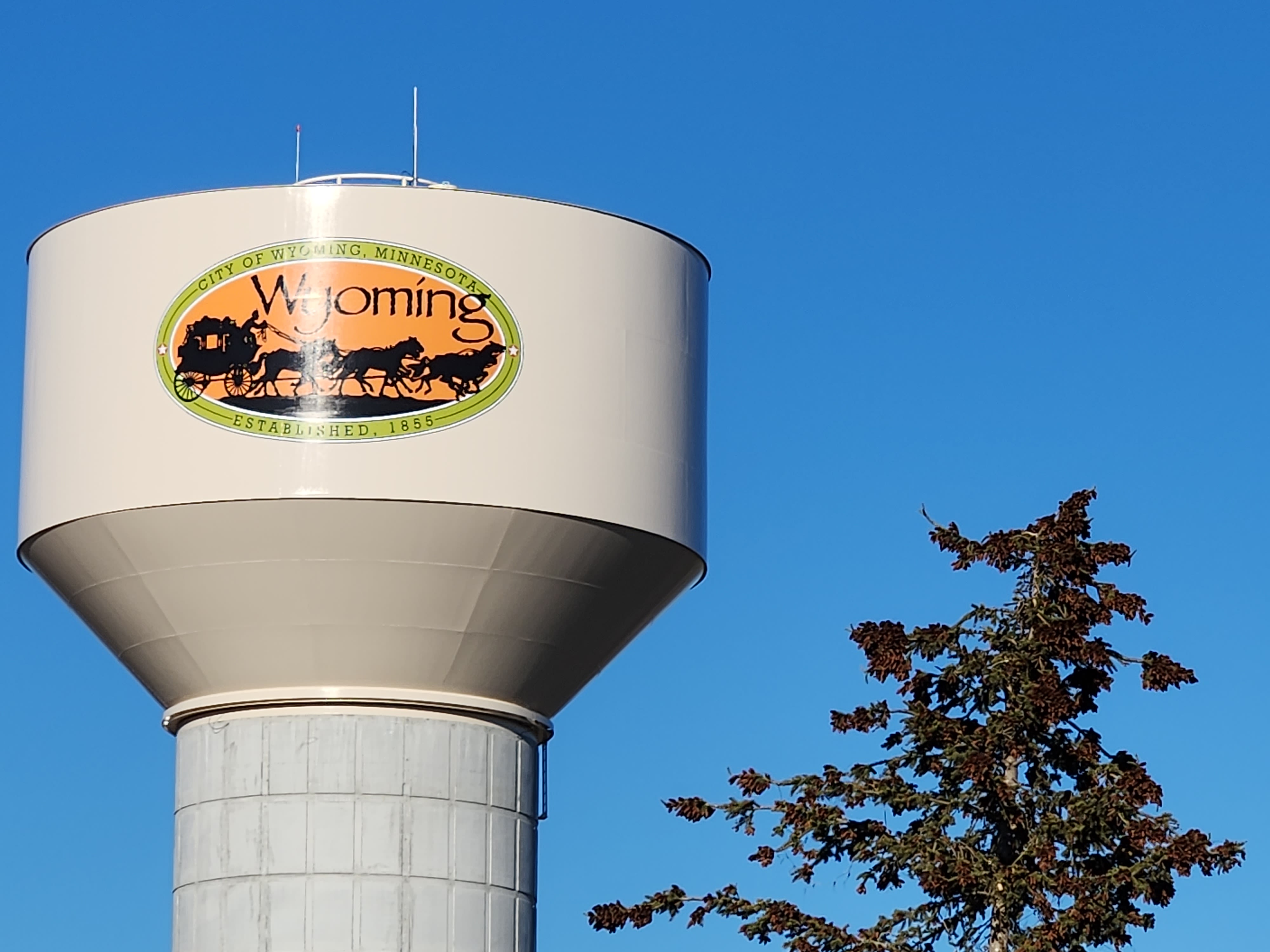 Wyoming MN water tower